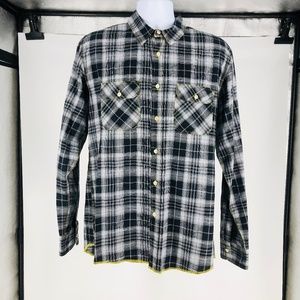 Pre-Owned Arnold Zimburg Men's Long Sleeve Casual Button-Up Shirt Size: M